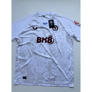CASTORE Aston Villa 23/24 Away Soccer Football Jersey Shirt XXL NWT